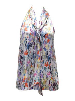 Theory Multicolour Silk Top