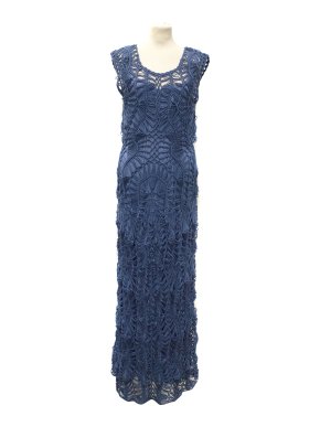 Lisa Maree 2 piece crochet blue dress