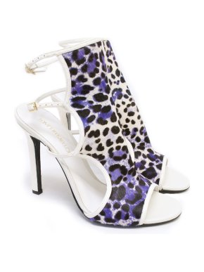 Tamara Mellon Trouble Maker Calf-Hair Sandals