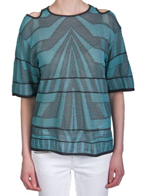 M Missoni Knitted Top with Revealed Shoulders
