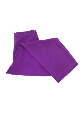 Sonia Rykiel silk purple trousers