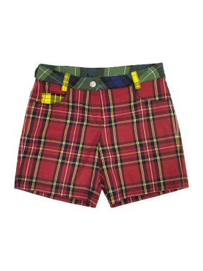 Gaultier Junior Girls Multi Coloured Checkered Shorts