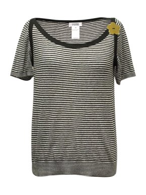 Sonia Rykiel Black and White Striped T