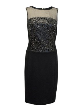 Bastyan black dress with embellishments