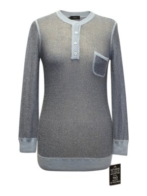 Joseph Pale Blue Sheer Top