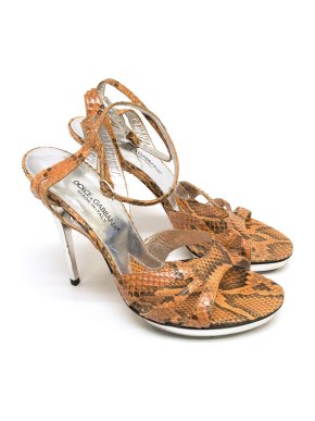 Dolce & Gabbana Snakeskin Sandals
