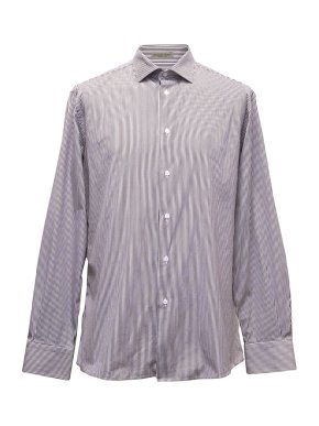 Bottega Veneta Burgundy Striped Shirt