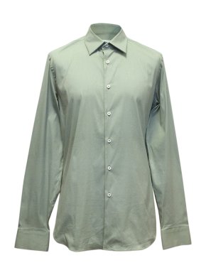 Prada Mint Green Dress Shirt