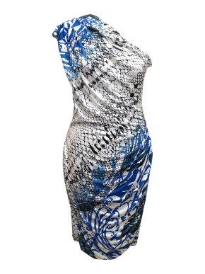 Emilio Pucci One Shoulder Dress