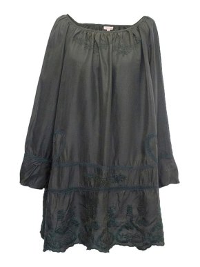 P.A.R.O.S.H Grey silk tunic