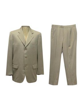 Corneliani Taupe wool two-piece suit