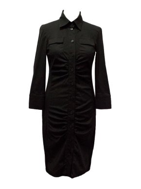 Patrizia Pepe black shirt dress