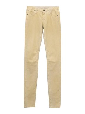 Helmut Lang Faded Yellow Skinny Jeans