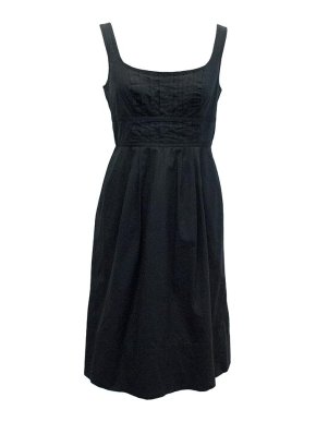 Charles Chang-Lima Navy Blue Sleeveless Dress