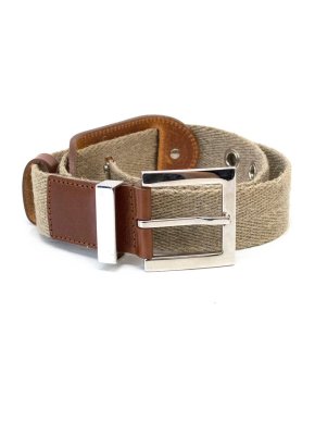 Dolce & Gabbana Jute Rope Belt with Silver Hardware