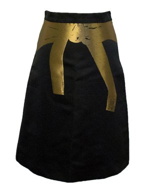 Osman black and gold skirt