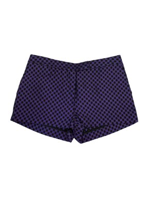 Osman Blue and Black Honeycomb Pattern Shorts