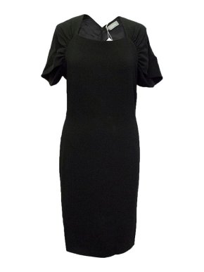 Osman Yousefzada black midi dress
