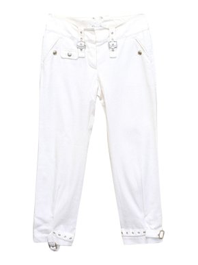 Christian Dior white trousers