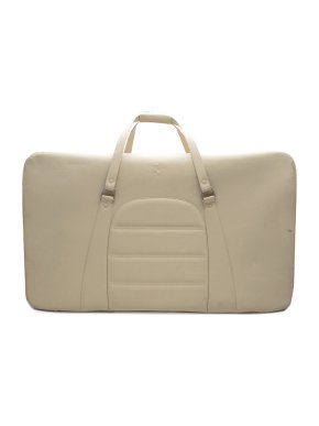 Ferrari Beige Large Leather Suitcase