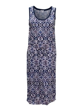 Splendid Printed Mid-Length Dress