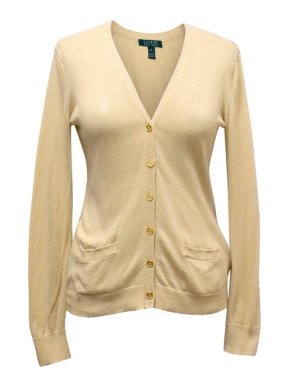 Lauren by Ralph Lauren Nude Cardigan