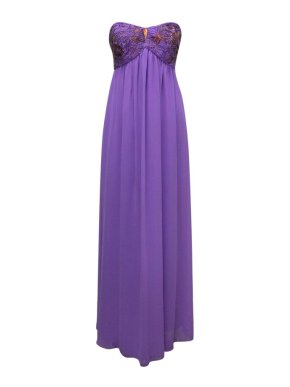 Ted Baker Purple Maxi Dress with Sequin Embellishments