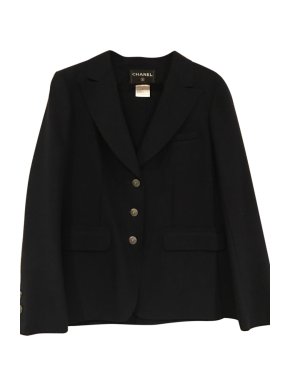 Chanel dark blue wool jacket