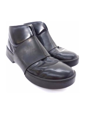Bikkembergs Men's Black Leather Ankle Boots