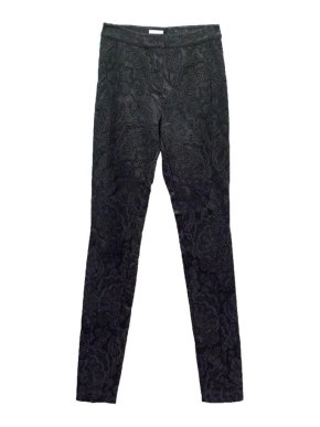 Temperley Black Textured Cigarette Trousers