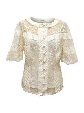 Temperley Cream Blouse with Lace