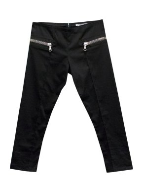 Les Chiffoniers Black Cropped Trousers