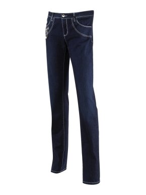Moschino Straight Leg Blue Denim Jeans