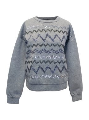 MaxMara Weekend Grey Glitter Jumper