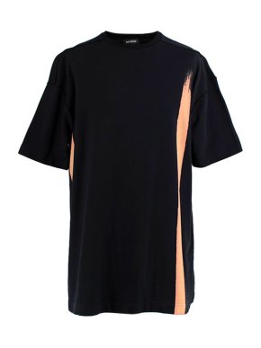 Raf Simons black cotton loop-back jersey T-shirt