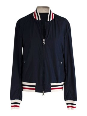 Moncler Blue Huchet Bomber Jacket