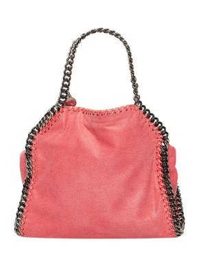 Stella McCartney pink Shaggy Deer Falabella tote bag