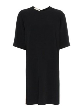 Gucci Oversized Web Stripe Cotton T Shirt Dress