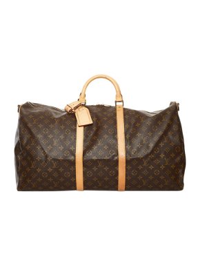 Louis Vuitton Monogram canvas Keepall Bandouliere 60 travel bag
