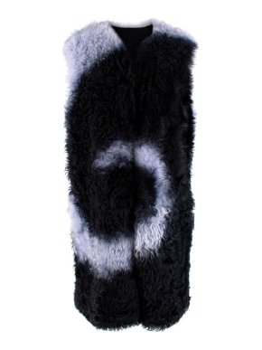 Dior Navy Shearling & Suede Reversible Gilet