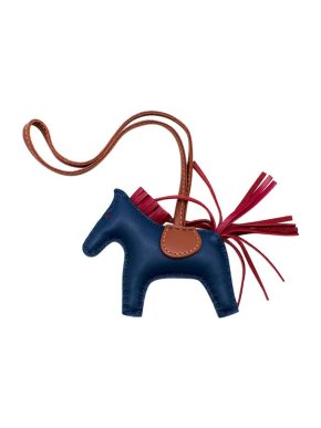 Hermes Bleu de Malte Milo Lambskin Rodeo PM