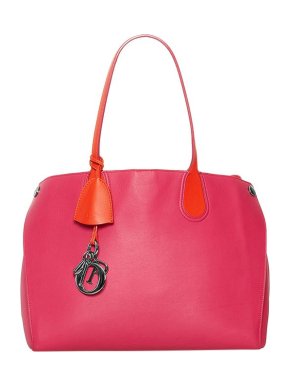 pink leather Dior Addict bag