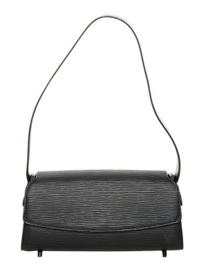 Louis Vuitton black Epi leather Nocturne baguette