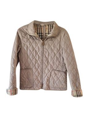 Burberry beige quilted jacket