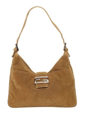 Fendi vintage tan corduroy Baguette bag