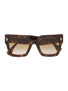 Fendi FF acetate oversize sunglasses