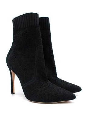 Gianvito Rossi Black Knitted Sock Boots