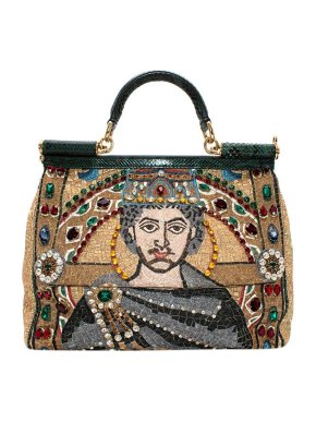 Dolce & Gabbana Embellished Byzantine Miss Sicily Tote