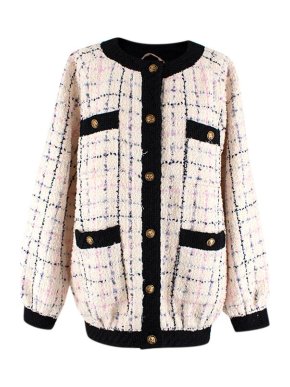 Gucci checked bouclé tweed jacket