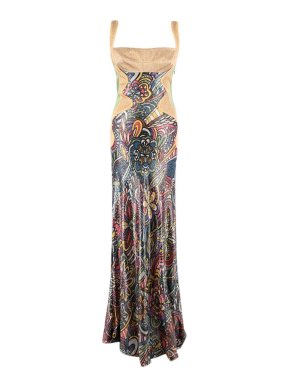 Missoni Vintage Floral Lurex Gown